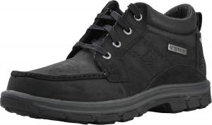 Мужские водонепроницаемые кожаные ботинки Skechers Segment Melego Chukka, Bbk