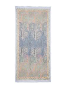 Шарф-слик с узором «пейсли» от ETRO, зеленый