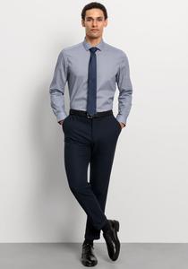 Рубашка делового кроя Slim Fit OLYMP, темно-синий
