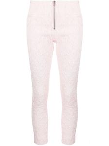 ISABEL MARANT укороченные брюки с жатым эффектом, розовый