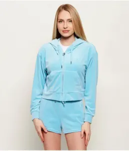Толстовка ICCLE cropped fit Juicy Couture, небесно-голубой