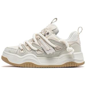 Кеды, обувь для скейтборда унисекс с низким верхом Hobibear, цвет Black Gray