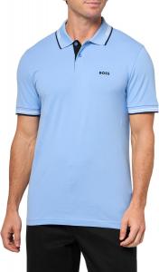 BOSS Мужская Поло Paul Modern Essential, Quartz Blue Fade