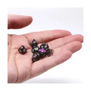 Мини-поликомплект Critlings — Burgundazzle (7), Polymer Poly Sets (Die Hard Dice)