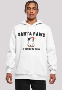 Толстовка F4NT4STIC "Рождественский кот Санта Лапы", качество премиум-класса, рок-музыка, группа, белый