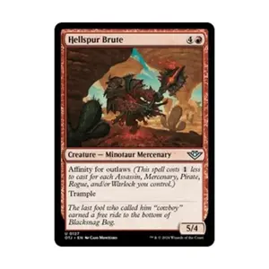 CCG Зверь Хеллспур (U), MTG - Outlaws of Thunder Junction