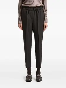 Брюки с эластичным поясом Peserico, коричневый