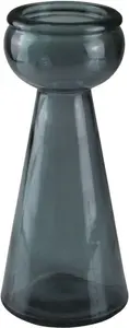 Подсвечник AM Design "подсвечник из переработанного стекла", (1 шт.), в необычном дизайне 40 см, цвет rauchfarben, grau blau