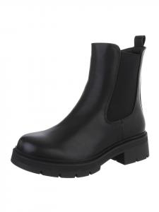 Ital-Design Черные туфли на высоком каблуке