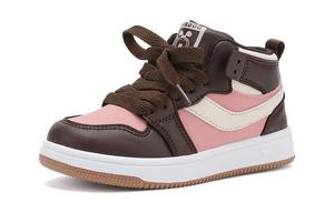 Дышащие высокие детские скейтбординговые кроссовки Kids' BOBDOG, Древнее Дерево Коричневый