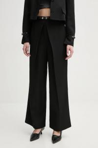 Брюки с добавлением льна Isabelle Blanche, черный