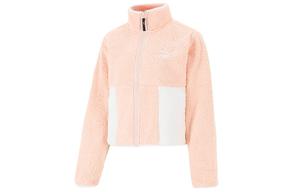 Бархатная куртка женская мясная розовая Puma