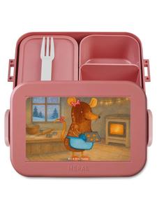 Mr. & Mrs. Panda Дизайн печенья Bentobox Mouse Cookies в пастельно-красных тонах (без слов)