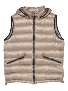 Дутый жилет с капюшоном Herno, нейтральный
