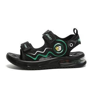 Дышащие, износостойкие, нескользящие, низкие детские сандалии SHIBU, зеленый