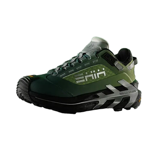 KOLON SPORT Кроссовки KIKS x Collection Cushioned Slip Resistant Abrasion Resistant Low Top Trekking Unisex Green Silver