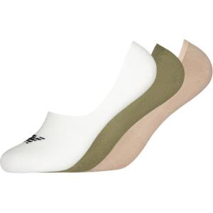 Носки унисекс набор из 3 штук разноцветный New Balance, белый/зеленый/коричневый