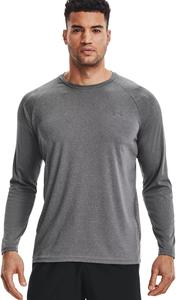 Мужская футболка с длинным рукавом Under Armour Velocity, (001) Black Light Heather/Black Light Heather/Pitch Gray