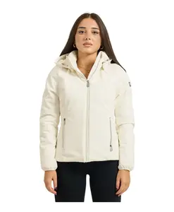 Стеганая куртка с капюшоном Yes Zee, бежевый