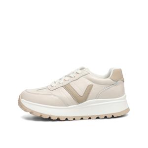 BOERDIQI Женские низкие повседневные туфли бежево-абрикосового цвета с кожаной стелькой, цвет Beige Apricot (Cow Leather Insole)