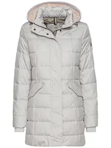 Camel Active Стеганое пальто светло-серого цвета