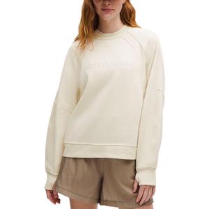 Свитшот серии Scuba для женщин Lululemon, светлая слоновая кость