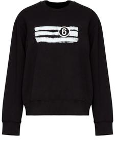 MM6 Maison Margiela толстовка из джерси, черный