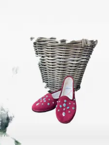 Слиперы Frutate Friulane с заклепками Fortela, красный