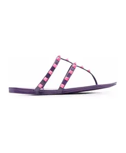 Сандалии Rockstud без шнурков Valentino Garavani, фиолетовый