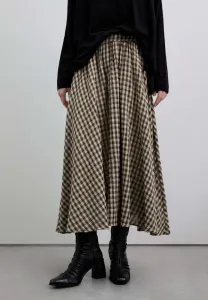 Юбка а-силуэта в клетку Scalpers, Camel