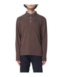 Рубашка поло La Martina, коричневый