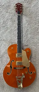 Гитара Gretsch Synchromatic Nashville Hollow Body Single-Cut с Bigsby, окраска 50-х годов, оранжевый лак