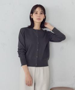 Классический кардиган с круглым вырезом