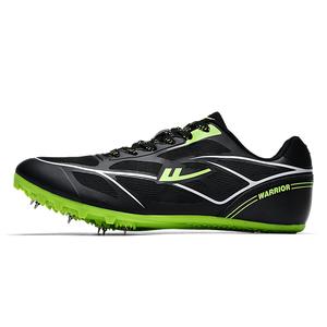 WARRIOR Амортизирующие нескользящие дышащие низкие кроссовки для бега на длинные дистанции унисекс черно-зеленые, цвет Black Green