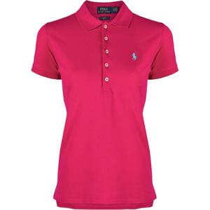 Облегающая поло с эластаном Polo Ralph Lauren, розовый