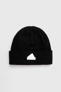 Шерстяная шапка adidas, черный