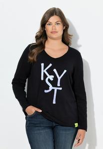 Топ LAURASØN V- AUSSCHNITT , Black