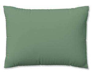 Наволочка schlafgut Woven Satin, зеленый - 70 х 4 х 90 см