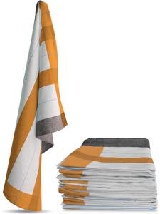 Aspero 10 новых дизайнерских кухонных полотенец оранжевого цвета