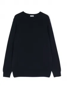 Кашемировый джемпер тонкой вязки Il Gufo, синий