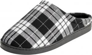 Мужские флисовые тапочки KingSize широкого размера, серый