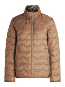 Куртка для активного отдыха со стежкой коричневого цвета CARTOON