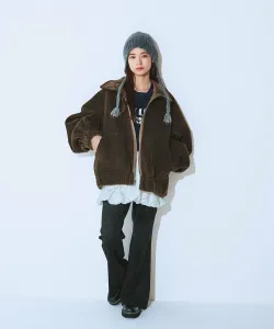 Расклешенные брюки из нубука Jeanasis, цвет Brown (58)