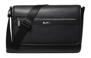 MICHAEL KORS Искусственная кожаная сумка через плечо мужская черная