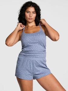 Довольно идеальная майка Pink, cotton dusty iris ditsy floral