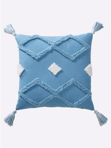 Наволочка синего цвета Heine, 40 x 40 см