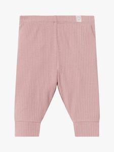 Детские ребристые леггинсы из хлопковой смеси MORI, Rose