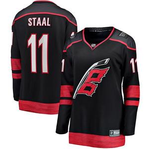 Женская брендовая джерси Jordan Staal Carolina Hurricanes черная альтернативная breakaway Fanatics