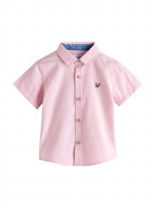 Next Рубашка на пуговицах Regular fit в светло-розовом цвете