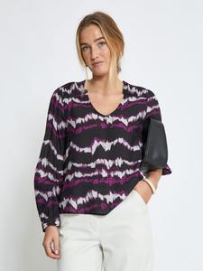 Блузка с черным принтом Peppercorn